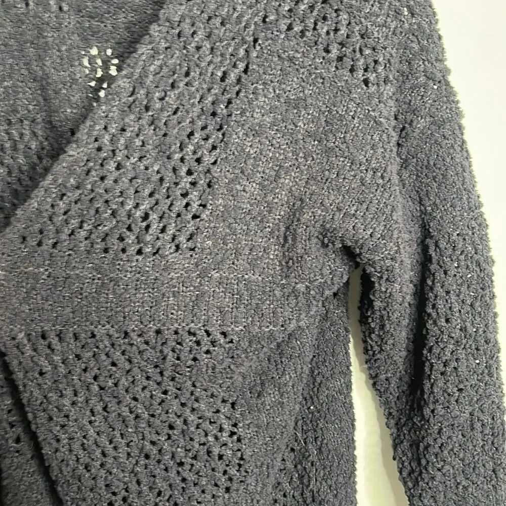 Kyl Black Chunky Cardigan Small